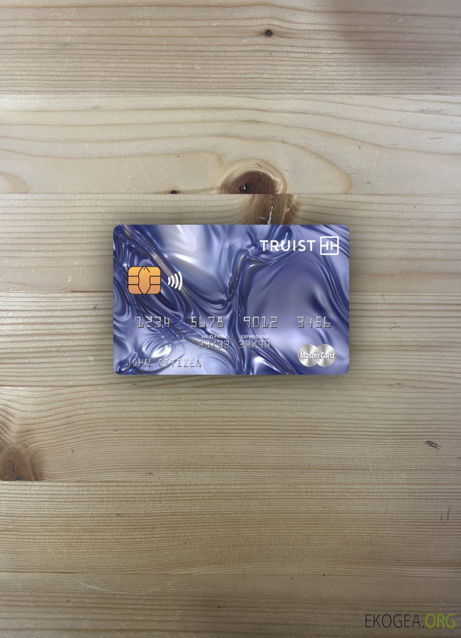 USA Truist Bank mastercard photolook recto